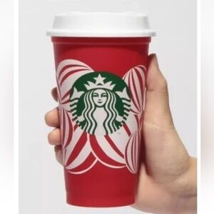 NEW! Starbucks Holiday 2024 RED CUP DAY - 16 oz Reusable Hot Cup Collectible